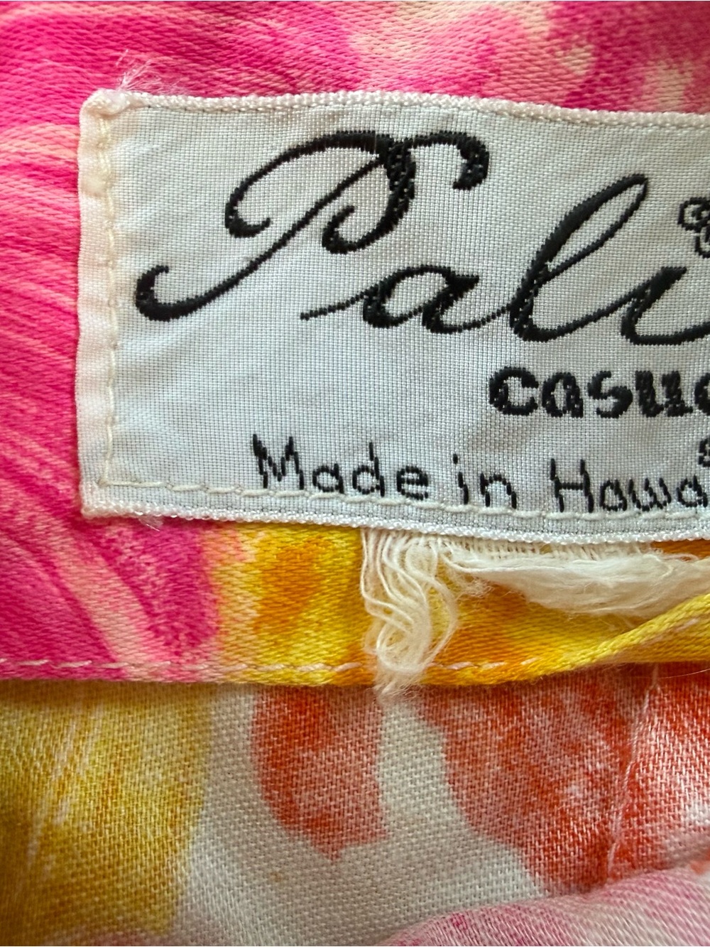 Vintage Tropical/ Made in Hawaii Floral Maxi Dress - Picture 4 of 8